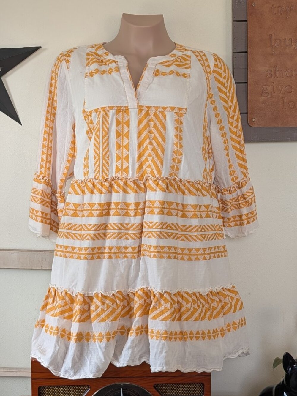 Torrid Sz5X Belle Isle Bell Sleeve Mini Dress